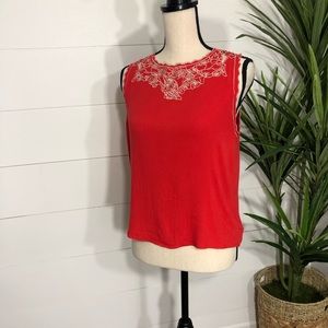 Current Air Red tank top
